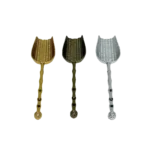 قاشق اجیل استیل دسته حصیری